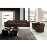 Gamma King Ottoman (Cowhide)