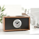 Tivoli Dual Alarm Speaker in Metallic Taupe/Cherry